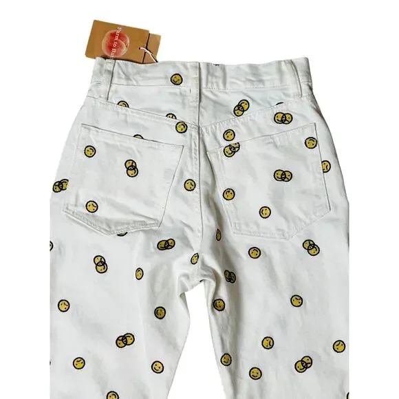 NEW Reformation Mixed Emotions High Rise Straight Jeans Size 23 Cotton 100% - Picture 8 of 13